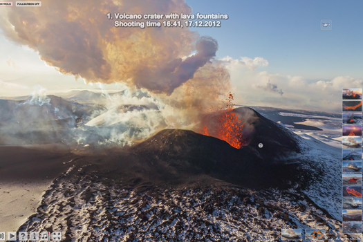 Aerial Panoramas Capture Four Kamchatkan Volcanoes Erupting Simultaneously