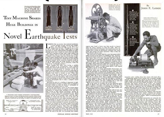 Earthquake Machine: May 1935