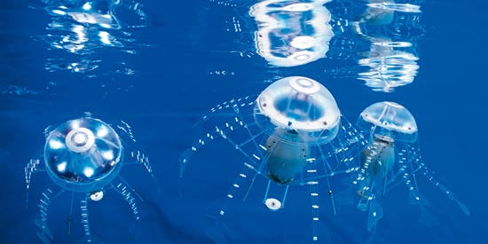 Robotic Jellyfish On The Move