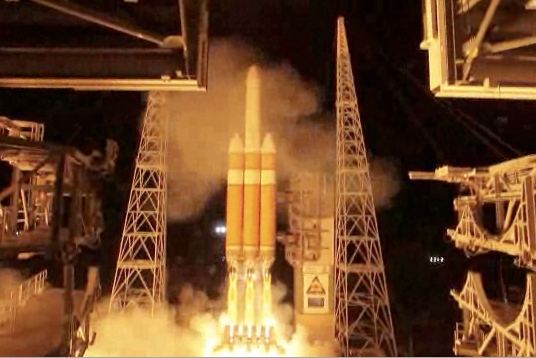 Video: Largest Rocket Lifts Largest Satellite Ever Into Space, Where It Will Spy on US Enemies