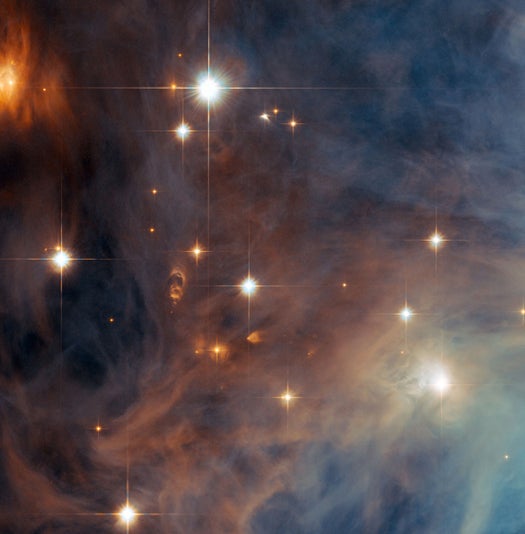 Hubble Captures the Orion Nebula’s Little Brother Busily Birthing Stars