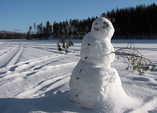 With new technology, scientists could send this Finnish snowman to a warmer clime where it would arrive safe and sound