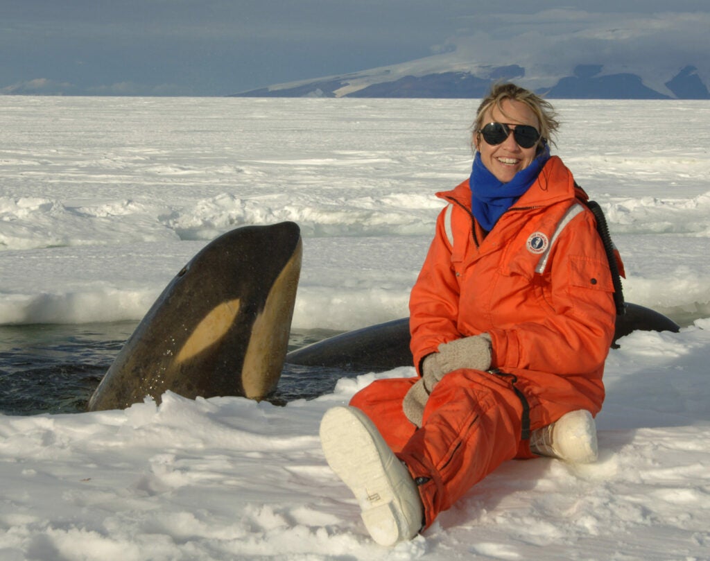 Scientist with Orca