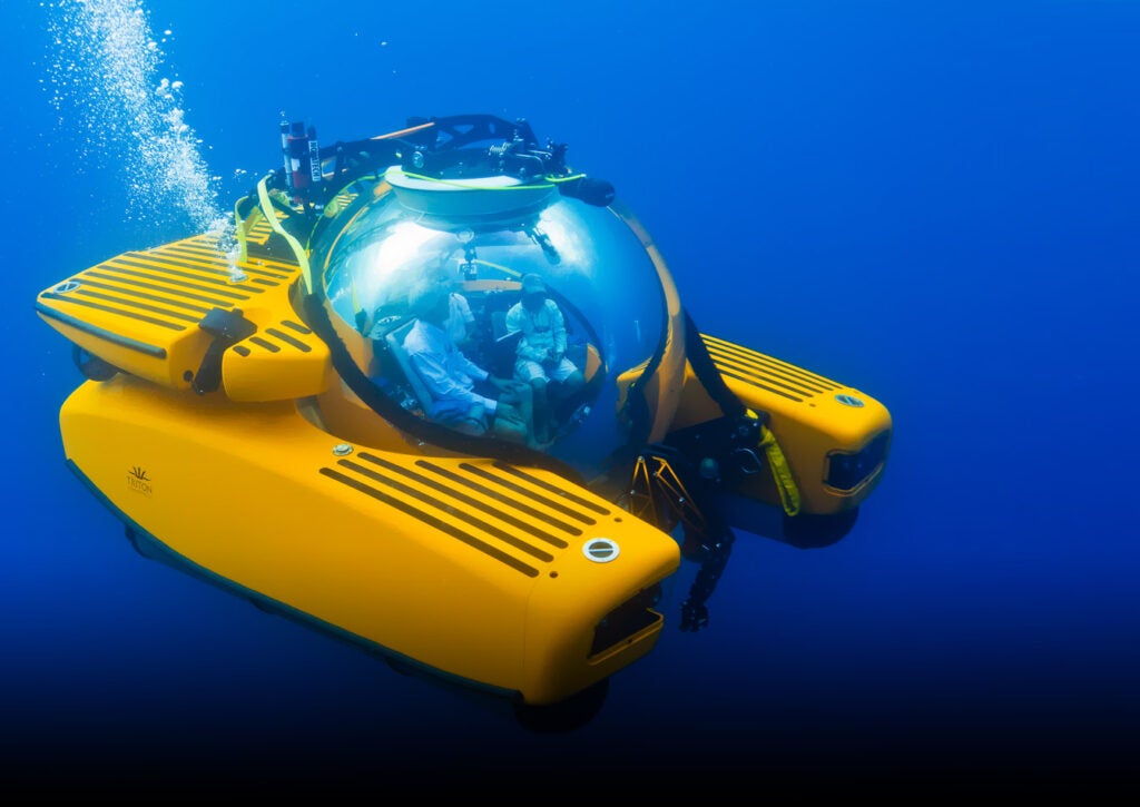 Whereas the Super Falcon can only dive down to 400 feet, the <a href="http://tritonsubs.com/submersibles/triton-360003/">Triton 36000/3</a> personal submarine can take you and two passengers into the <a href="https://www.popsci.com/technology/article/2011-04/new-triton-manned-submersible-sets-sights-deepest-point-ocean-36000-feet-down/">deepest parts of the ocean</a>. Enjoy your stay in the abyss. <strong>Cost:</strong> $15-25 million