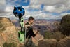 Google is bringing its street-view empire to the Grand Canyon. The cameras aren't the coolest, but seeing a panoramic of the Grand Canyon from anywhere? Awesome.
