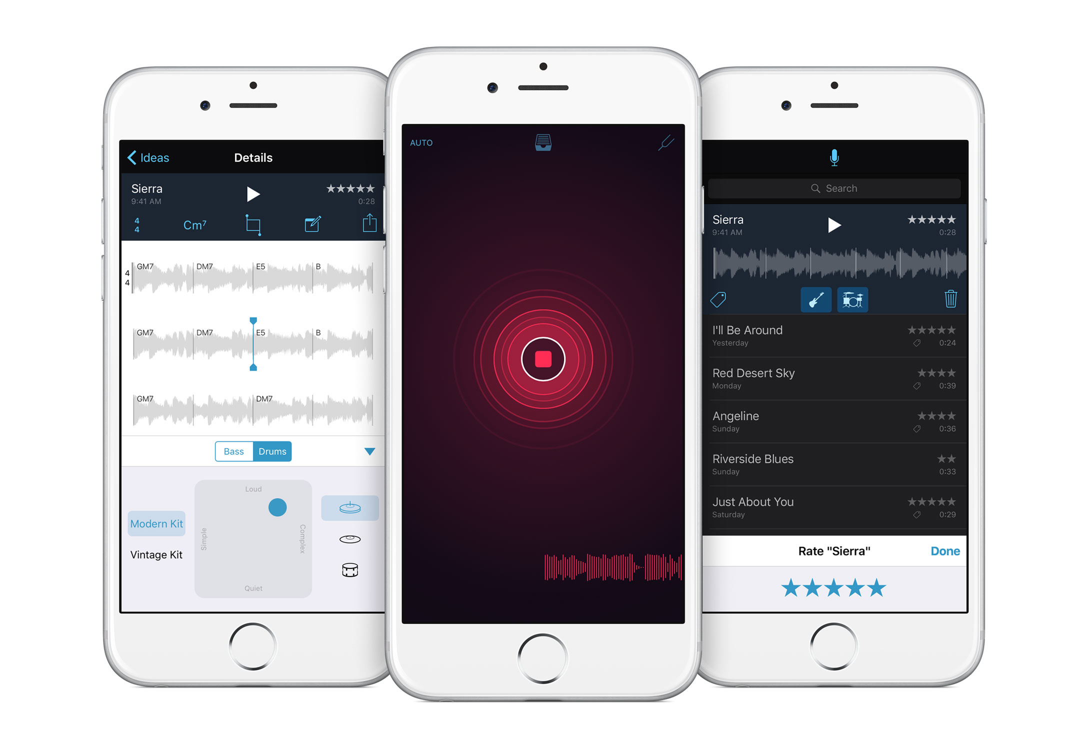 Apple's new Music Memos app lets musicians record musical ideas, with a few special features.