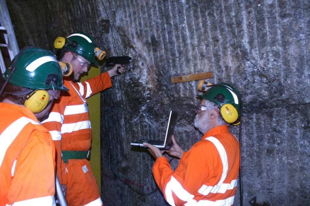 Researchers in Boulby Underground Laboratory