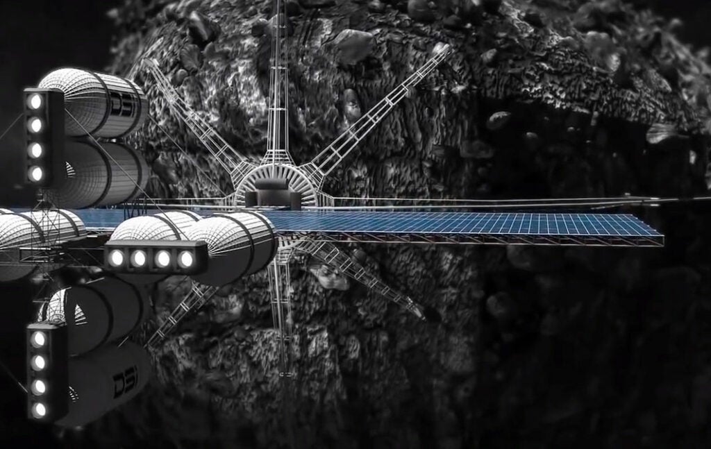 Robotic asteroid mining might look like this.