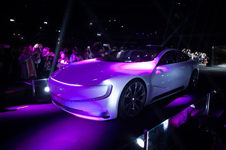 Chinese Tech Giant LeEco Unveils Its Autonomous Electric Car