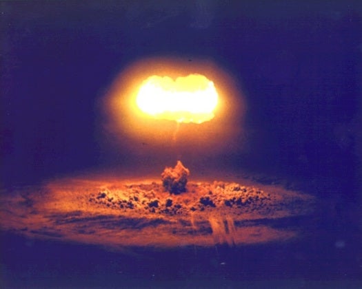 The Stokes atmospheric nuclear test, conducted in Nevada in 1957