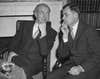 Nobel winners Linus Pauling (left) and Frederick C. Robbins