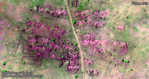 Before-And-After Satellite Images Show Villages Destroyed In Darfur
