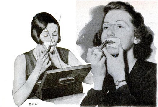 Lipstick Stencil, April 1925/February 1938