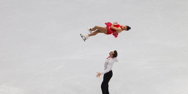 Figure skaters have to train themselves to ignore their natural reflexes