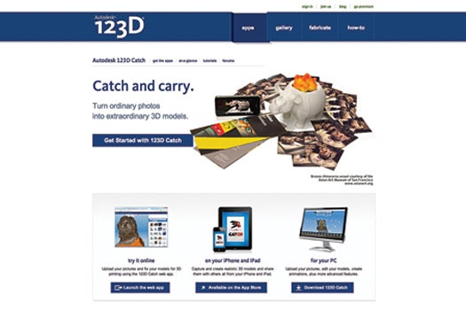 Website Of The Month: Autodesk 123D Catch