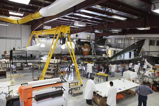 SpaceShipTwo Under Construction 8
