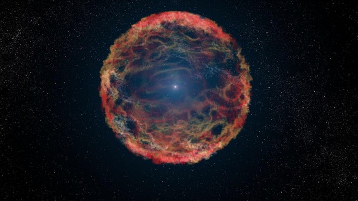 This truly bizarre exploding star might be a zombie of sorts