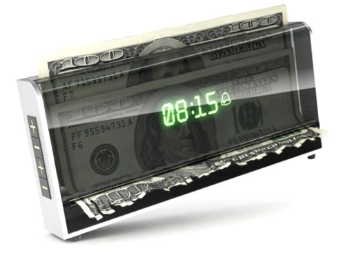 Shredder Clock Destroys Your Money Unless You Wake Up