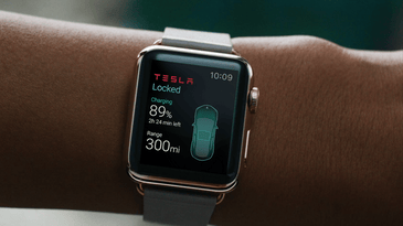 In The Future, You Can Control Your Tesla From Your Watch