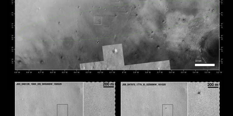 New NASA Photos Show ExoMars Lander May Have Exploded On Impact