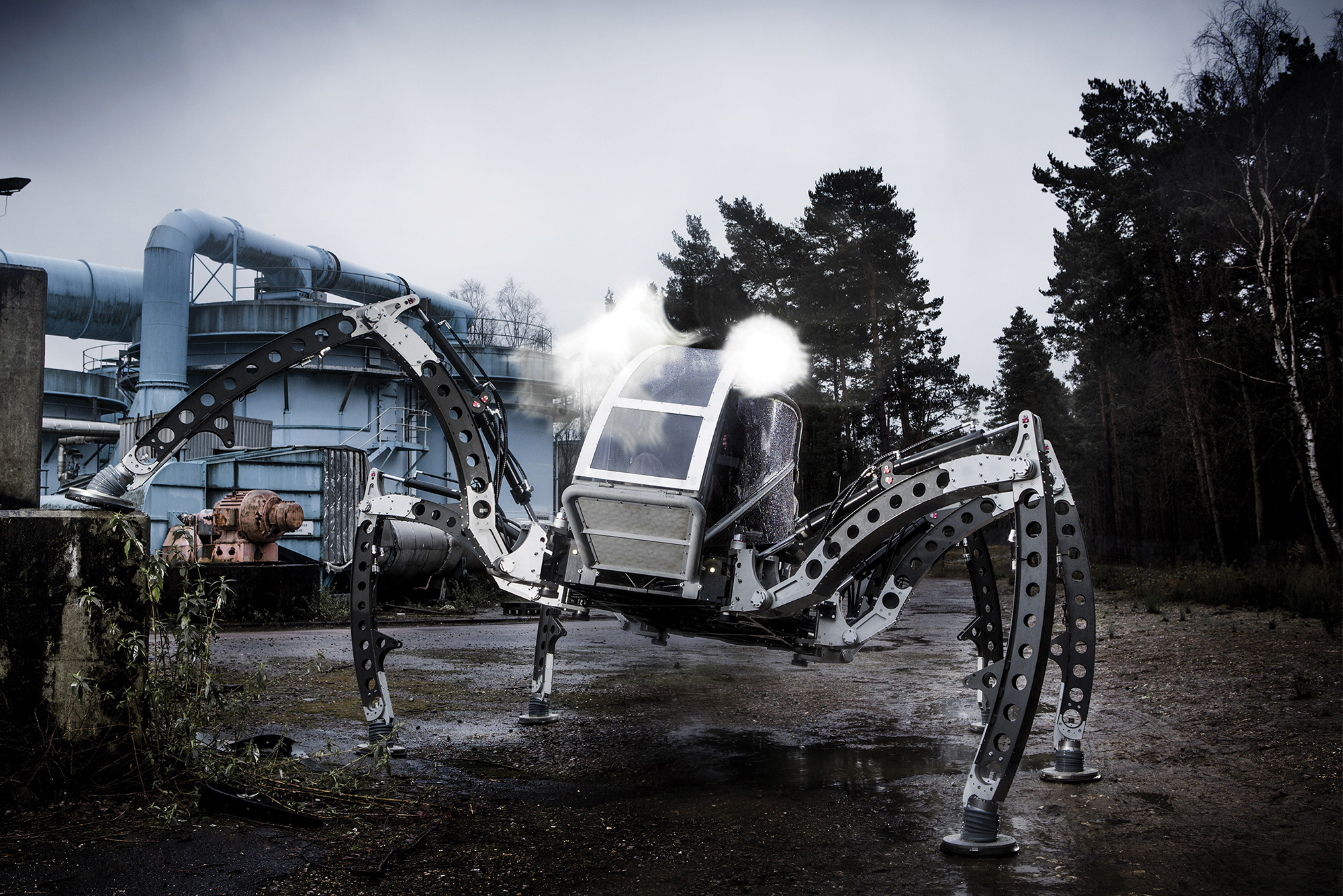 Ride This: An SUV-Size Insectoid Robot