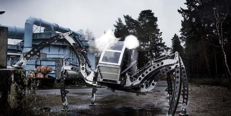 Ride This: An SUV-Size Insectoid Robot