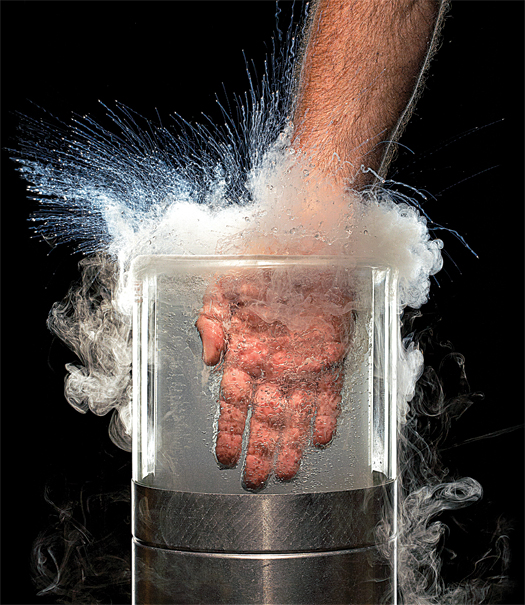 Gray Matter: In Which I Fully Submerge My Hand in Liquid Nitrogen [Video]
