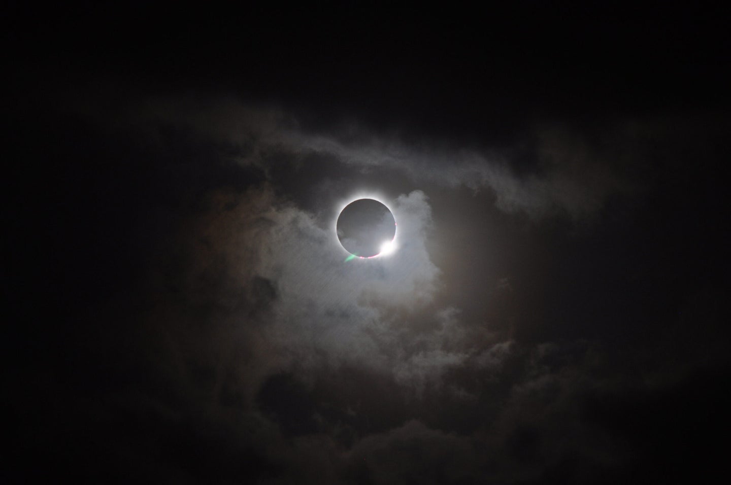 On Nov. 13, 2012, a narrow corridor in the southern hemisphere experienced a total solar eclipse.  The corridor lay mostly over the ocean but also cut across the northern tip of Australia where both professional and amateur astronomers gathered to watch.   During a solar eclipse one can see – using appropriate instruments to protect the eyes since you should never look at the sun directly – dim structures around the edges of the sun. These structures are the sun's atmosphere, the corona, which extends beyond the more easily seen surface, known as the photosphere.   In modern times, we know that the corona is constantly on the move. Made of electrified gas, called plasma, the solar material dances in response to huge magnetic fields on the sun. Structural changes in these magnetic fields can also give rise to giant explosions of radiation called solar flares, or expulsions of solar material called coronal mass ejections, CMEs – which make the corona a particularly interesting area to study. Photos courtesy of Romeo Durscher NASA image use policy. NASA Goddard Space Flight Center enables NASA’s mission through four scientific endeavors: Earth Science, Heliophysics, Solar System Exploration, and Astrophysics. Goddard plays a leading role in NASA’s accomplishments by contributing compelling scientific knowledge to advance the Agency’s mission. Follow us on Twitter Like us on Facebook Find us on Instagram