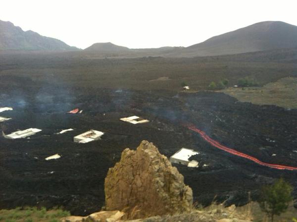 Ongoing Lava Flow