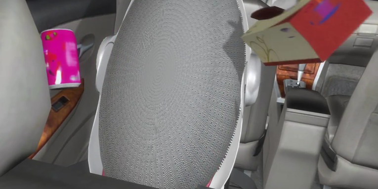 Video: Introducing the Carkoon, a Child Car Seat that Wraps Your Child in Kevlar Upon Impact