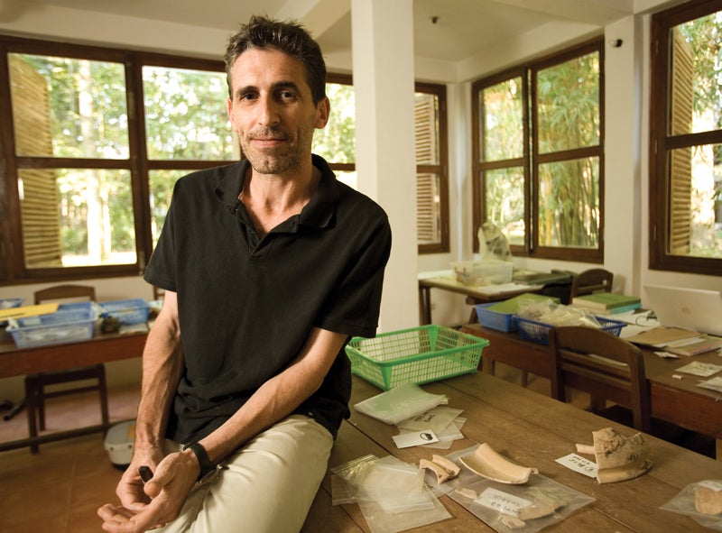 Christophe Pottier has been mapping Angkor's landmine-studded landscape for 16 years.