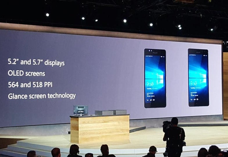 Microsoft Unveils Three New Smartphones At Windows 10 Event