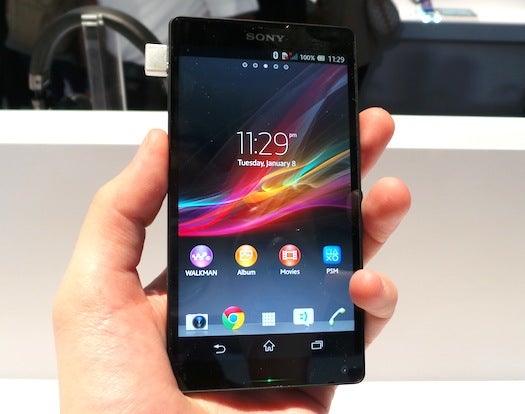 CES 2013: Hands On With Sony’s Waterproof Xperia Z Smartphone