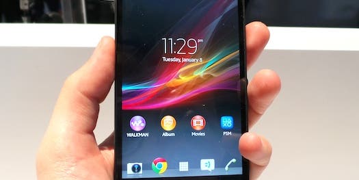 CES 2013: Hands On With Sony’s Waterproof Xperia Z Smartphone