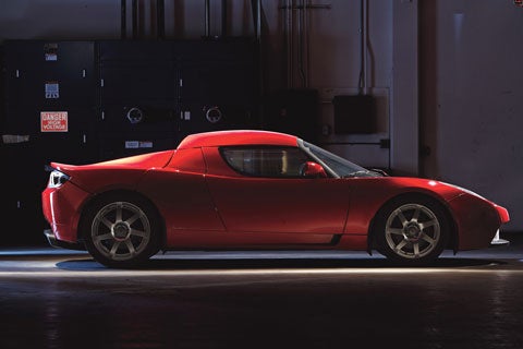 <strong>Tesla's Electric Roadster</strong><br />
Tesla says it will produce about 600 all-electric sports cars this year. The vehicles will cost around $100,000, have a range of 245 miles, and do 0Ã¢a'¬60 in less than four seconds.--Kate Pickert