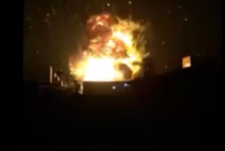 Massive Explosion In Tianjin, China