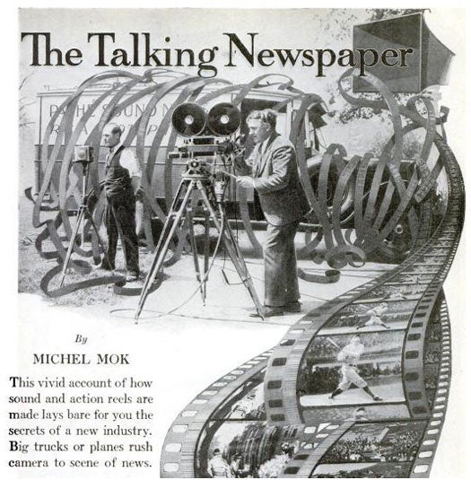 The Advent of Newsreel Cinemas: August 1930