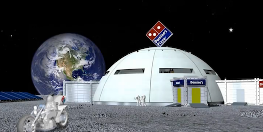 Japanese Domino’s Unveils Elaborate, Carefully Thought-Out Plans to Sling Pizza on the Moon
