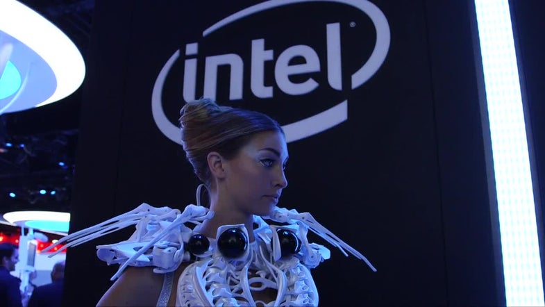 CES 2015: Intel’s Spider Dress Keeps People Out Of Your Personal Space [Video]