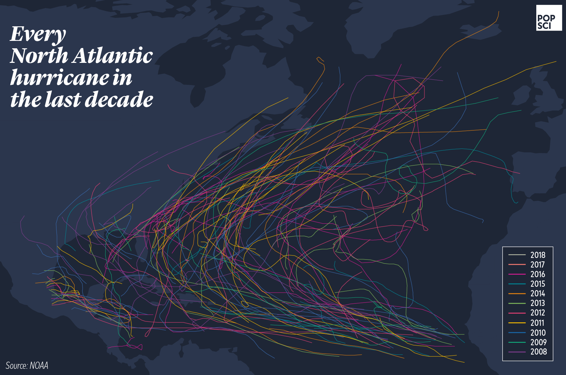 Charted: How hurricanes are becoming more extreme