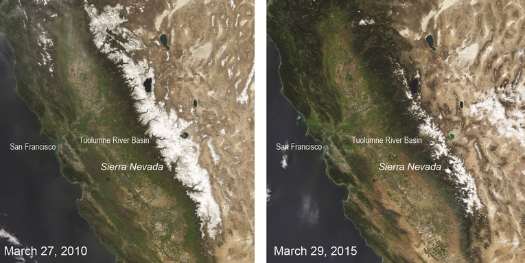 Sierra Nevada Snowpack Is At Its Lowest Level In 500 Years