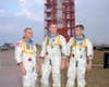 Astronauts Gus Grissom, Ed White and Roger Chaffee.