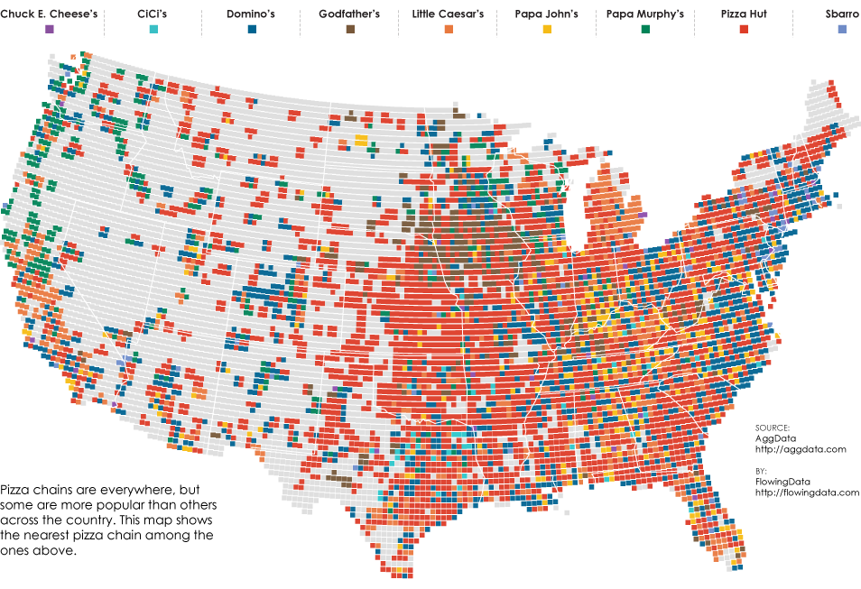 Which Pizza Chain Dominates Your State? [Infographic]