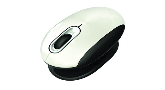 This notebook mouse lets your wrist rotate 30 degrees in any direction to help avoid stress injuries such as carpal tunnel. Two perpendicular hinges in its base create a joint so that the top of the mouse can swivel freely. The Smartfish ErgoMotion Notebook Mouse costs $60 at <a href="http://www.getsmartfish.com/">getsmartfish.com</a>.