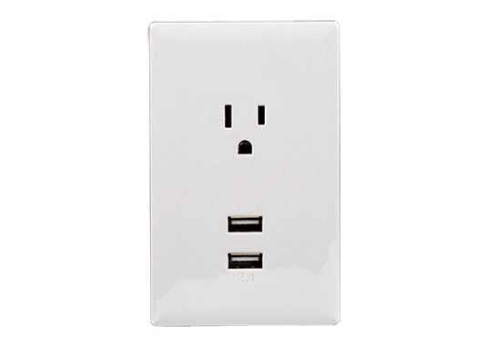 The RCA USB Wall Plate turns any standard outlet into a USB charging station, allowing users to juice smartphones and tablets without an A/C adapter. The plate snaps into any existing three-prong outlet, so there's no electrical wiring required. <a href="http://store.rcaaudiovideo.com/webapp/wcs/stores/servlet/ProductDisplay?catalogId=12051&amp;storeId=11601&amp;productId=10074252&amp;langId=-1&amp;parent_category_rn=10011330&amp;top_category=">RCA USB Wall Plate</a> <strong>$20</strong>