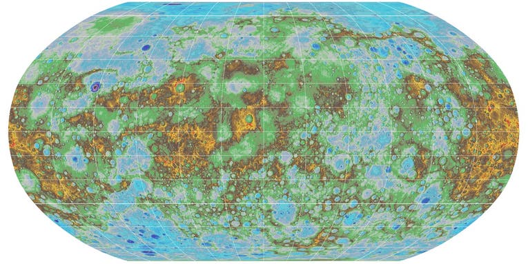 Look At This Gorgeous New Map Of Mercury’s Surface