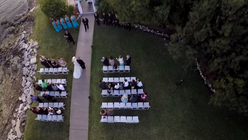 Five Of The Best Drone-Shot Wedding Videos