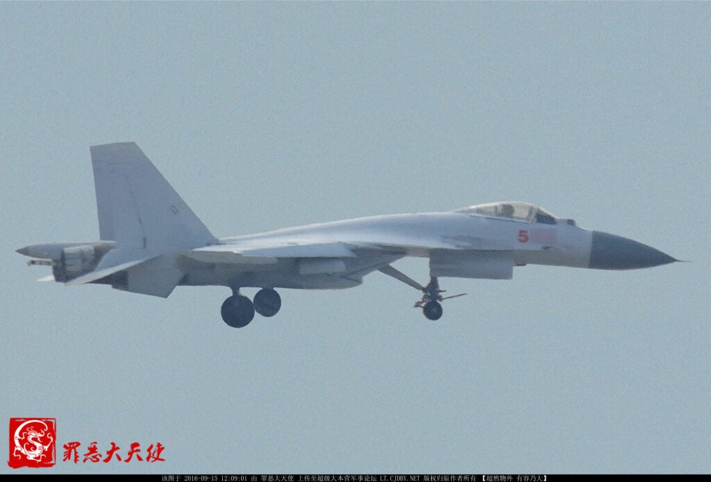China J-15A carrier fighter