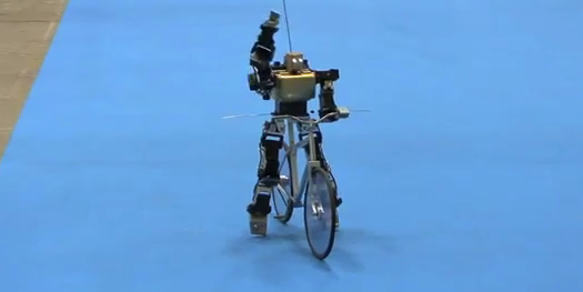 Video: Adorable Robot Rides Fixed-Gear Bicycle