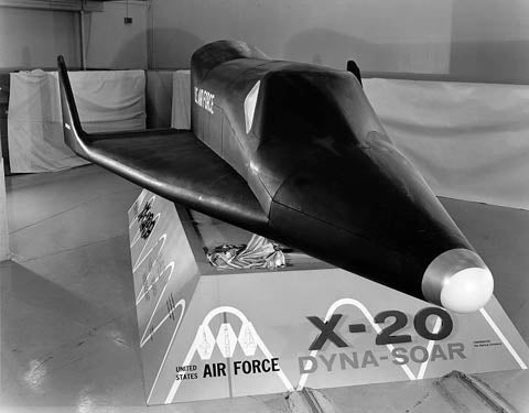 A mockup of Boeing's Dyna-Soar.